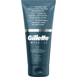 Heren Gillette Intimate 2-In-1 Scheercrème & Reiniger Voor Intieme Zone 177 ML