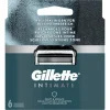 Heren Gillette Intimate Navulmesjes 6 Stuks