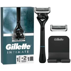 Heren Gillette Intimate Scheersysteem Voor Intieme Zone Met 2 Navulmesjes En Douchehaak