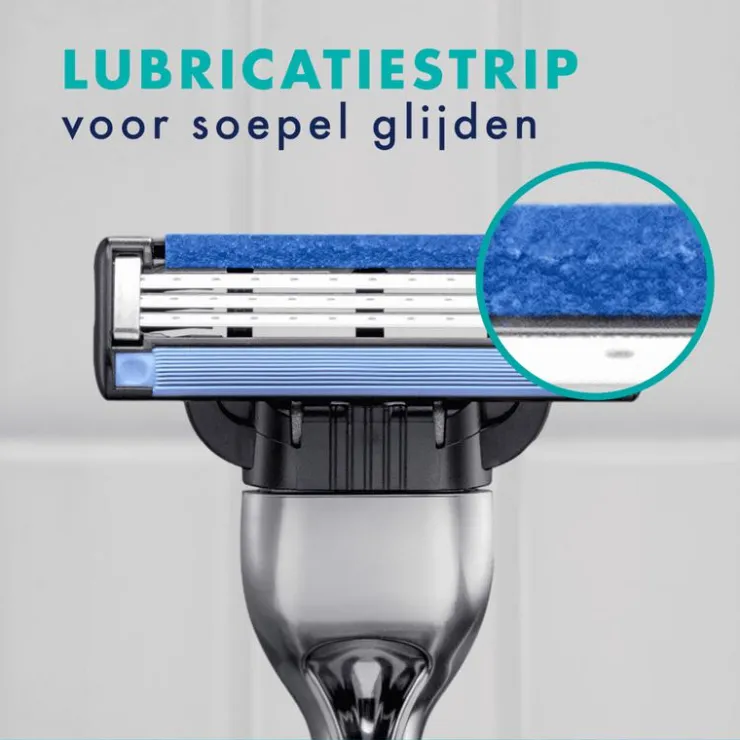 Heren Gillette Mach3 Scheersysteem Met 3 Navulmesjes