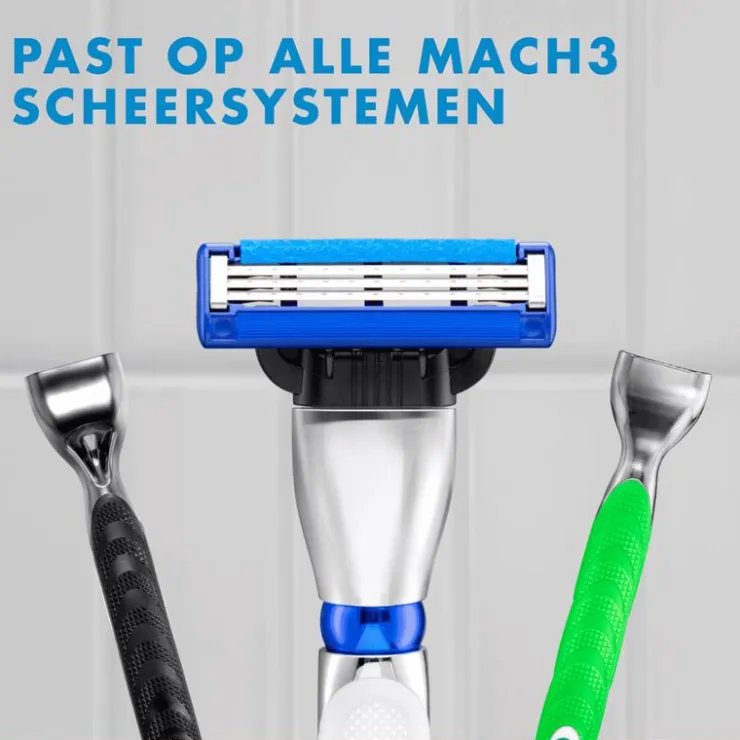 Heren Gillette Mach3 Turbo Navulmesjes 12 Stuks