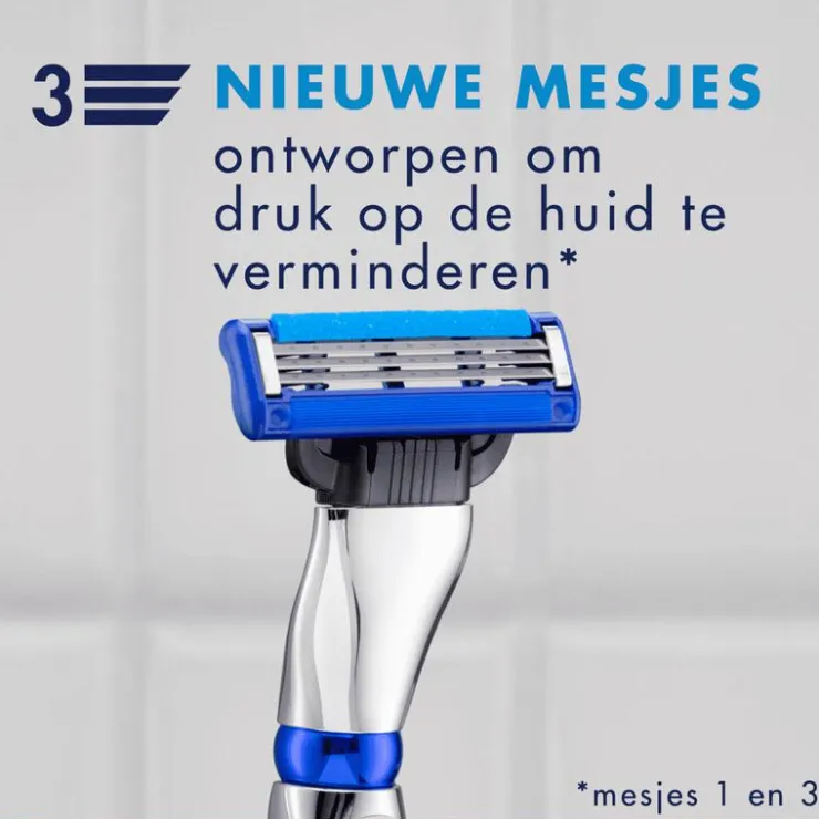 Heren Gillette Mach3 Turbo Navulmesjes 12 Stuks