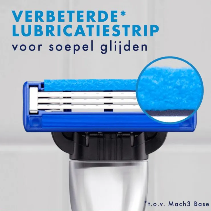Heren Gillette Mach3 Turbo Navulmesjes 5 Stuks