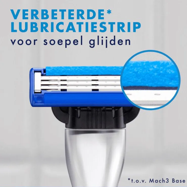 Heren Gillette Mach3 Turbo Scheersysteem Met 2 Navulmesjes