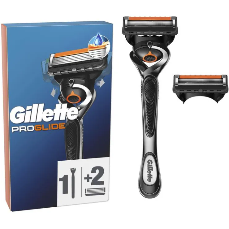 Heren Gillette ProGlide Scheersysteem Met 2 Navulmesjes