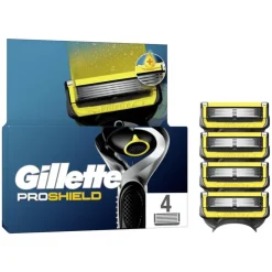 Heren Gillette ProShield Navulmesjes 4 Stuks