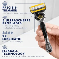 Heren Gillette ProShield Navulmesjes 4 Stuks