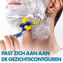 Heren Gillette Sensor3 Comfort Wegwerpmesjes 4+2 stuks