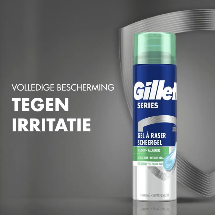 Heren Gillette Series Verzachtende Scheergel 200 ML