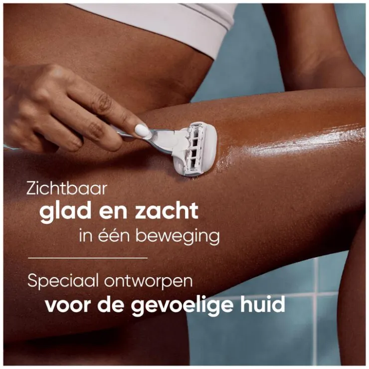 Heren Gillette Venus Comfortglide Sugarberry Scheersysteem 5 Blades + 1 mesje