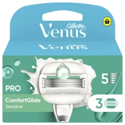 Heren Gillette Venus ComfortGlide Sensitive Navulmesjes 3 Stuks
