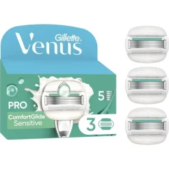 Heren Gillette Venus ComfortGlide Sensitive Navulmesjes 3 Stuks