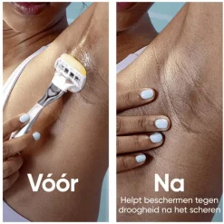 Heren Gillette Venus Comfortglide Coconut Luipaard Scheersysteem 5 Blades plus 1 Mesje