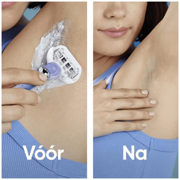 Heren Gillette Venus Deluxe Smooth Swirl Extra Glad Scheersysteem 5 Blades