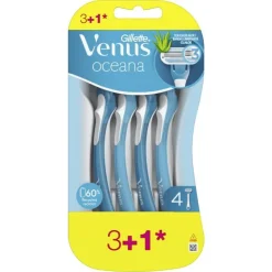 Heren Gillette Venus Oceana Wegwerpmesjes 4 Stuks