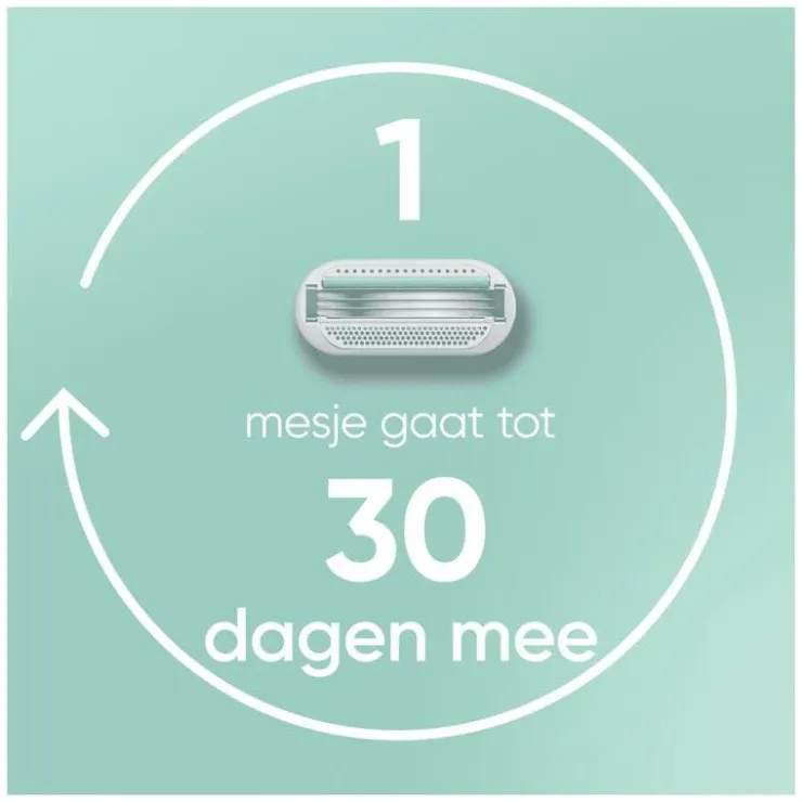 Heren Gillette Venus Smooth Navulmesjes 4 Stuks
