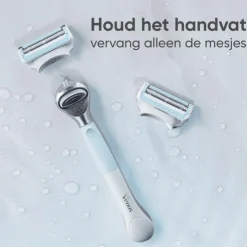 Heren Gillette Venus Voor Huid En Schaamhaar Aloe Vera Navulmesjes 8 Stuks