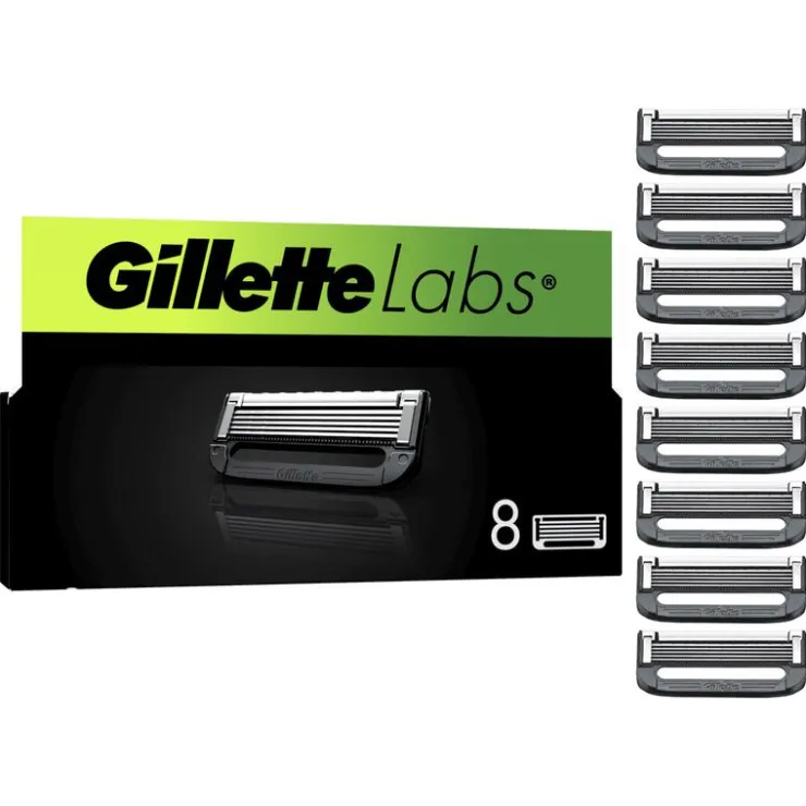 Heren Gillette Labs Navulmesjes 8 Stuks