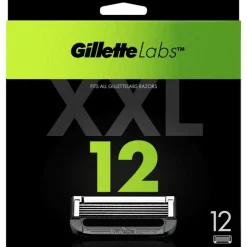Heren Gillette Labs Navulmesjes 12 Stuks
