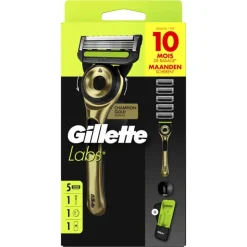 Heren Gillette Labs Scheersysteem Champion Gold met 5 Navulmesjes