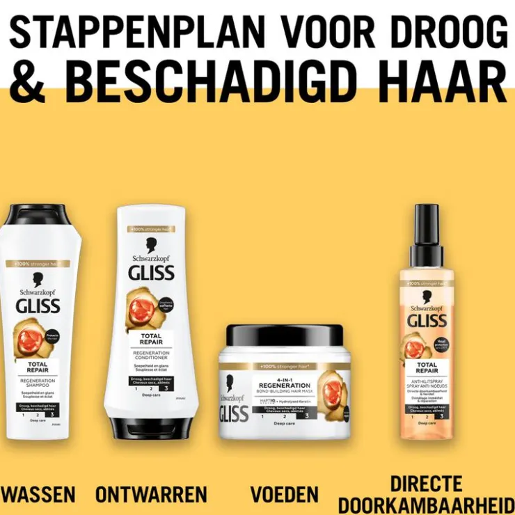 Gliss Total Repair Shampoo 250ml