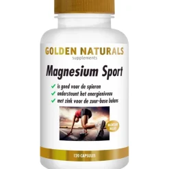 Golden Naturals Magnesium Sport Capsules 120 stuks