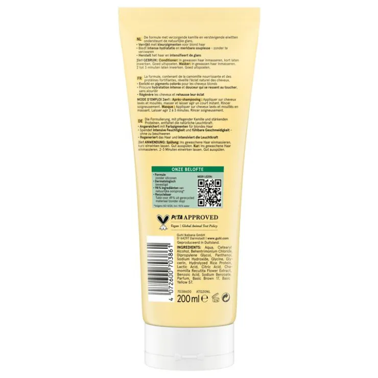 Guhl Blond Glans Verzorging 2-in-1 Conditioner en Masker