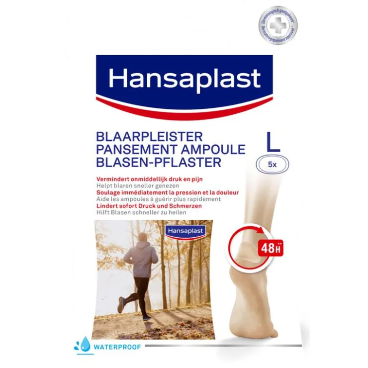 Hansaplast Blarenpleisters Groot 5 Stuks