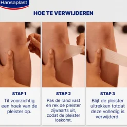 Hansaplast Second Skin Protection Waterproof en Transparante XL Eilandpleisters 3 stuks