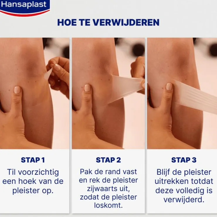 Hansaplast Second Skin Protection Waterproof en Transparante XL Eilandpleisters 3 stuks