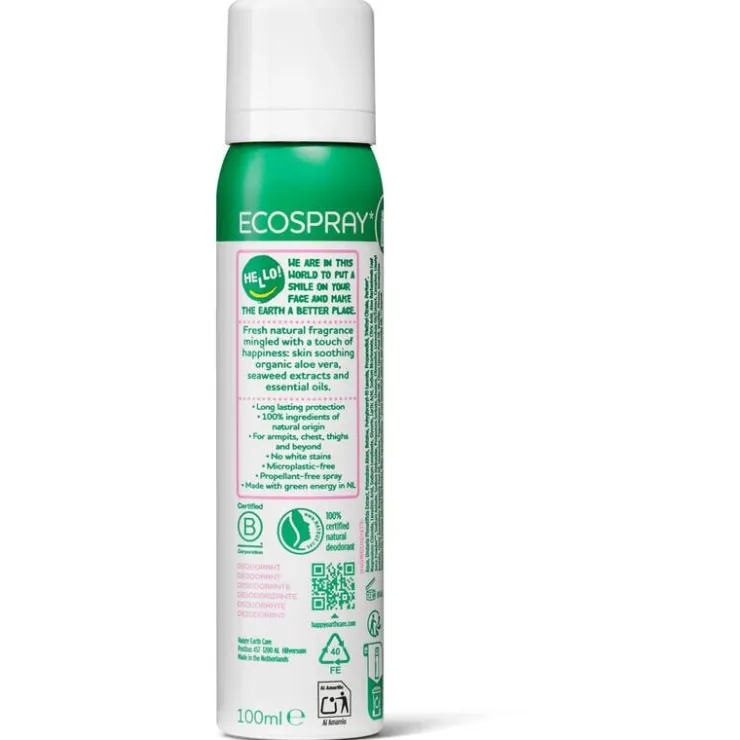 Happy Earth 100% Natural Whole Body Deo Spray Lavender Ylang 100ML