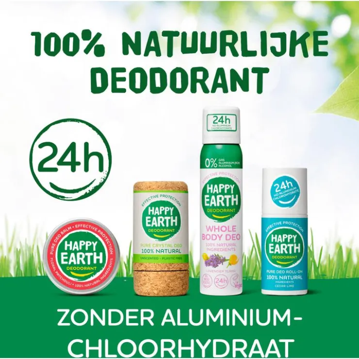 Happy Earth 100% Natural Whole Body Deo Spray Lavender Ylang 100ML