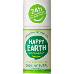 Happy Earth 100% Natuurlijke Unscented Deodorant Roller 75 ML