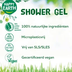 Happy Earth 100% natuurlijke Lemon Sandalwood Douchegel 300 ML