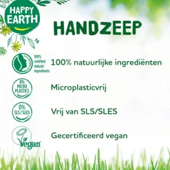 Happy Earth 100% Natuurlijke Cedar Lime Handzeep 300 ML