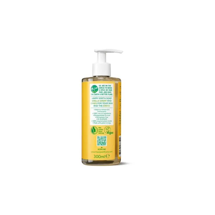 Happy Earth Jasmin Ho Wood 100% Natuurlijke Handzeep 300 ML