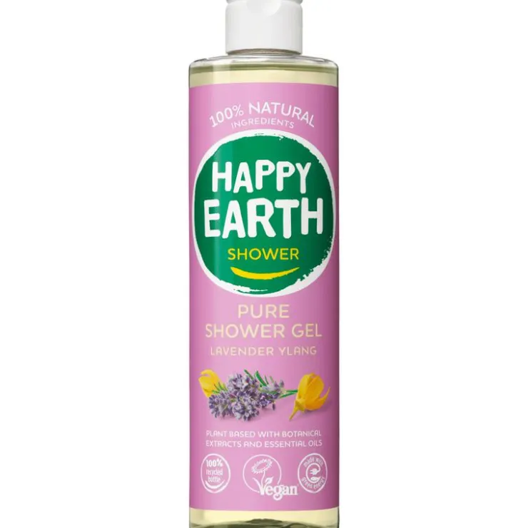Happy Earth Lavender Ylang 100% Natuurlijke Douchegel 300 ML