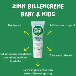 Happy Earth Zink Billencrème Baby & Kids
