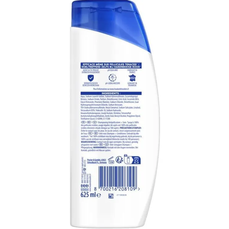Head and Shoulders Head & Shoulders Classic 2in1 Anti-roos Shampoo & Conditioner 625 ML