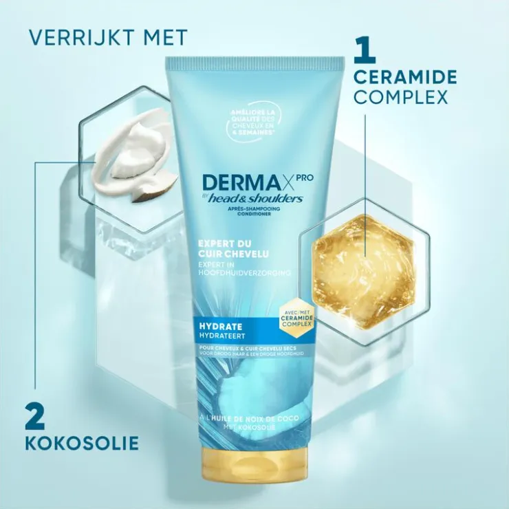 Head and Shoulders Head & Shoulders Derma X Pro Hydrateert Conditioner Anti-roos 220 ML