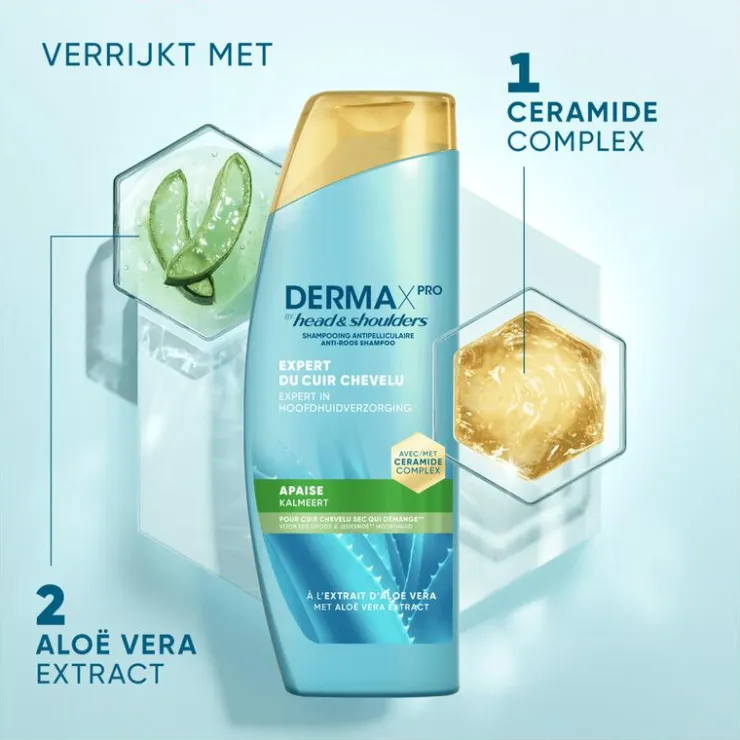 Head and Shoulders Head & Shoulders Derma X Pro Kalmeert Anti-Roos Shampoo 250 ML