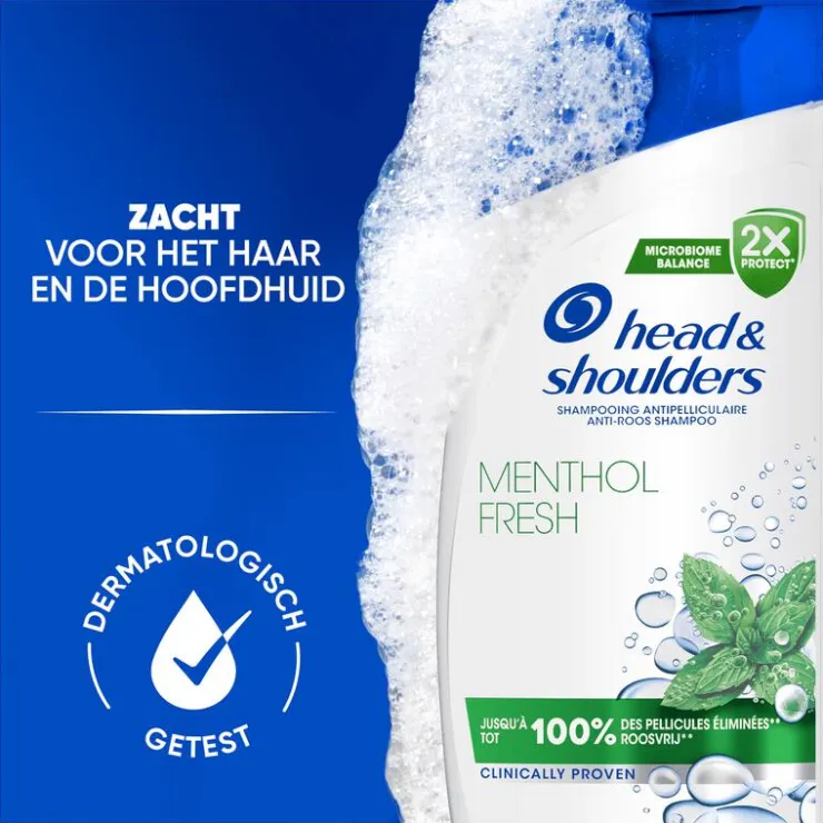 Head and Shoulders Head & Shoulders Menthol Fresh Anti-Roos Shampoo 300 ML