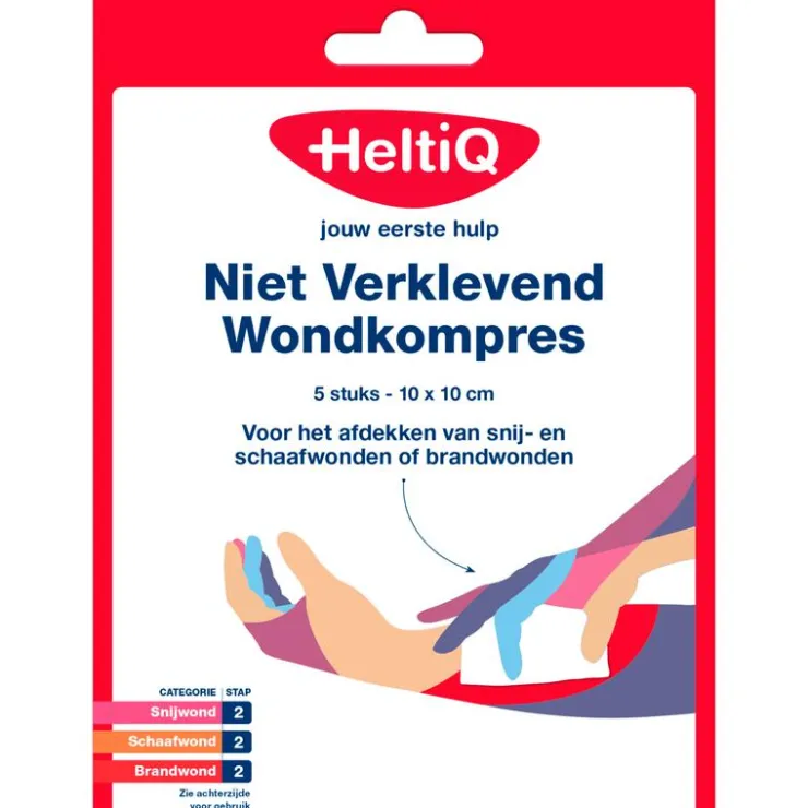 HeltiQ niet klevend wondkompres