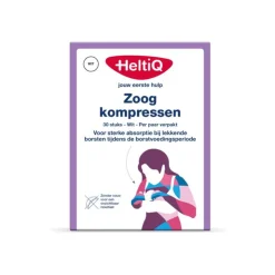 HeltiQ Zoogkompressen wit 30st