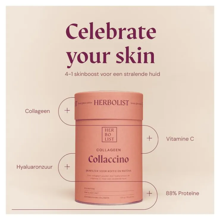 Herbolist Collageen Poeder Collaccino 200 GR