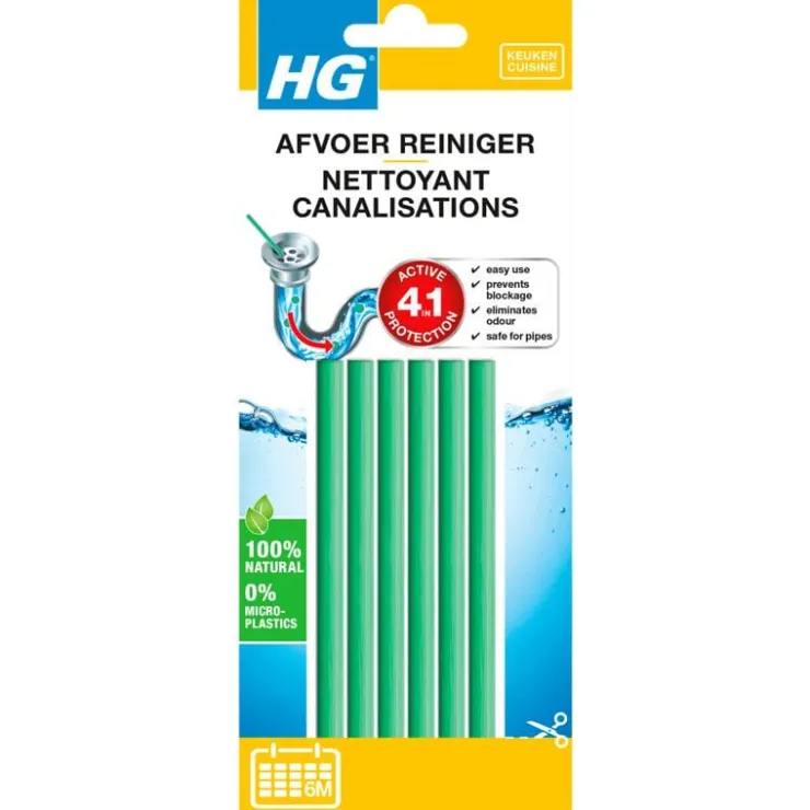 HG Afvoerreiniger Sticks 6 stuks