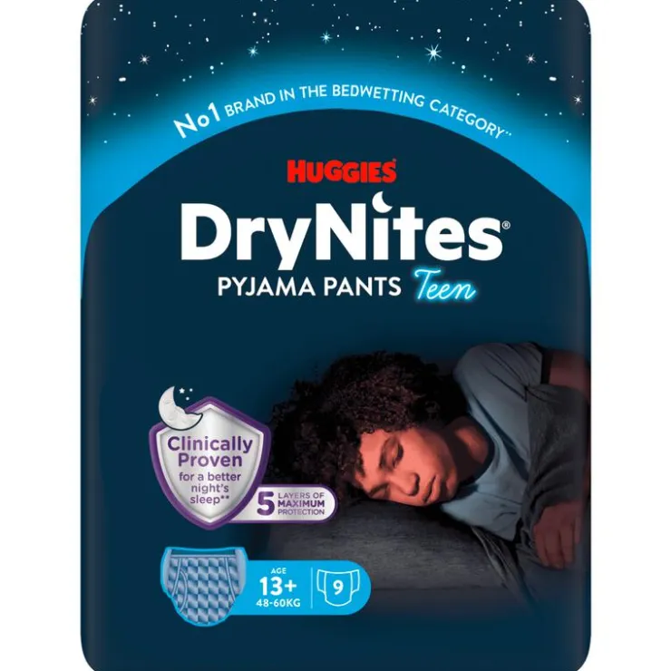 Huggies DryNites Nachtbroekjes Jongen 13+ jaar 9x3