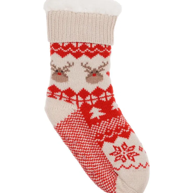 Impuls Fashion Huissokken Kerst rendier one size - 1 paar
