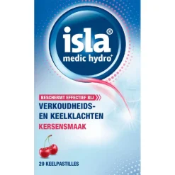 Isla medic hydro+ kersen 20 keelpastilles