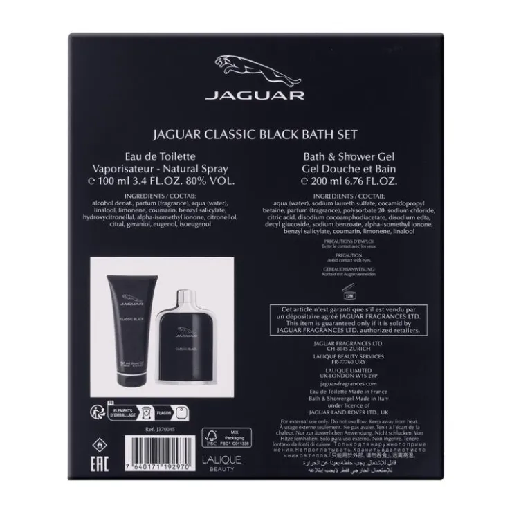 Heren Jaguar Black Giftset